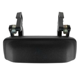 TRQ Metal Door Handle Exterior Outside Black LH or RH Compatible with Ford Mazda