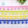 20 Yard Mini Pom Pom Bobble Plain Trim 10mm Bobbles