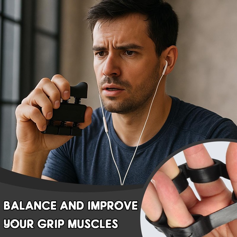 HABNI 5 Pcs Grip Strength Trainer Finger Trainer Forearm Strengthener