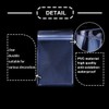 PVC Clear Anti Oxidation Jewelry Zipper Bag 100Pcs Anti Tarnish