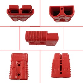 175 Amp Connecteur 600 V Plug Battery Connector 175A Battery Power Connector (Red, 2AWG)