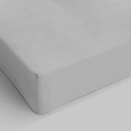 Max Color Bed Sheet 25 cm Corner, Light Grey, Single