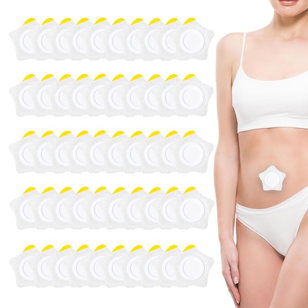 ZWWOGE 50st Rizinusöl Packung Wrap für Den Bauchnabel,castor oil pack,