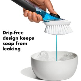 OXO New Good Grips - Juego de cepillos para Platos dispensadores de jabón