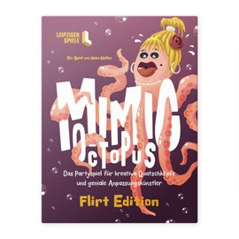 Leipziger Spiele Mimic Octopus - The Communicative Party Game for Adults and Teenagers (Flirt Edition)