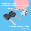 GLOXTED 04921-TVA-A01 Front Left Driver Side Door Lock Cylinder Set