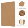 ZCZN A5 Notebook, 5 Pack Kraft Cover Lined Notebooks, 60