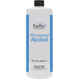 ForPro Professional Collection 99% Isopropyl Alcohol (IPA), Pure & Unadulterated Concentrated Alcohol, 32 Fl Oz (960ml)