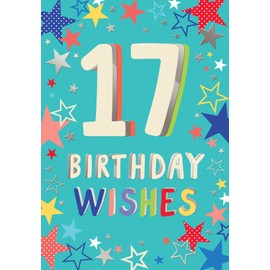Piccadilly Greetings 17th Birthday Milestone Birthday Card Age 17,Approx. 7 x 5 inches