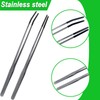 WORFACE 2Pcs Reptile Feeding Tong with Rubber Tip Aquarium Tweezers