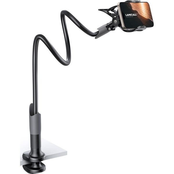 Lamicall Gooseneck Phone Holder for Bed - Cell Phone Mount