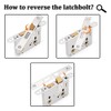 Probrico Bedroom Mortice Sashlock 65mm, Internal Door Latch for Bathroom,