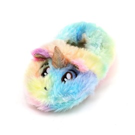 LZSYC Baby Girls Cozy Warm Winter Premium Soft Plush Slipper,5-6 Toddler