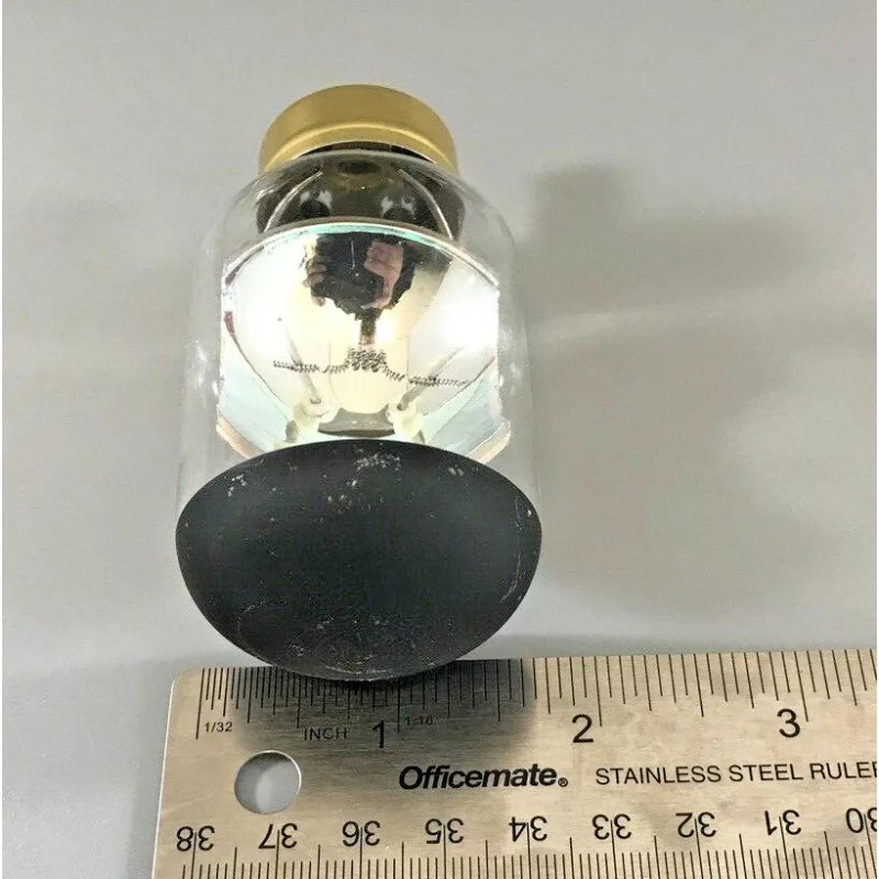 GE DLR PROJECTOR LAMP BULB 250W 21.5V MADE IN U.S.A.