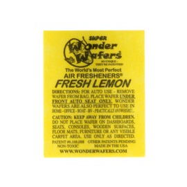 Wonder Wafers 25 CT Individually Wrapped Fresh Lemon Air Fresheners