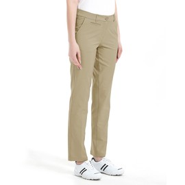 Lesmart Womens Pants Golf Stretch Lightweight Breathable Quick Dry Work Ladies Golf Pants with Pockets 16 Khaki