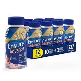 Ensure Advance Multisabor 10 Fresa  2 Vainilla 237 Ml (12 Piezas)                                                                                     