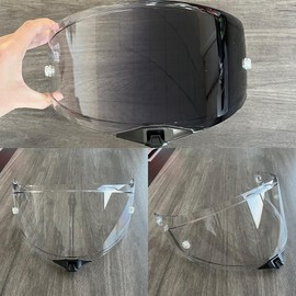 ZQIYDYP TT-Revo Helmet Visor,UV Protective Scratch-Resistant Helmet Face Shield Windproof Visor Compatible with KYT TT-Revo (Photochromic Clear/Deep Black- Day&Night Use)