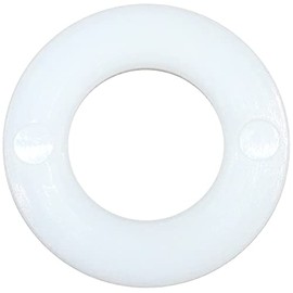 AERZETIX - C48567 - Set of 20 Flat Washers Polyamide PA Nylon M14 Diameter Outer 28 mm Thickness 2.6 mm - DIN 125 - for Mounting Light Materials