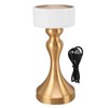 Table Lamp 3 Modes Stepless Dimmable LED Touch Cordless Metal