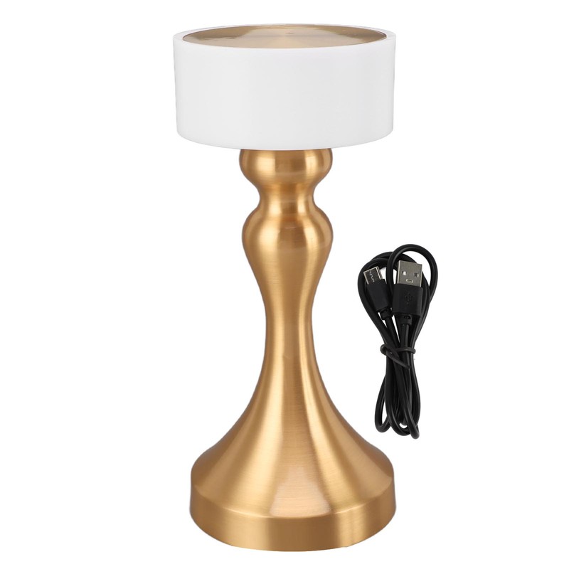 Table Lamp 3 Modes Stepless Dimmable LED Touch Cordless Metal