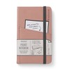 IF Bookaroo A6 'Pocket' Notebook - BLUSH, Hard Cover Notebook with Elastic Closure & Ribbon (A6) 15.5 x 9.5cm