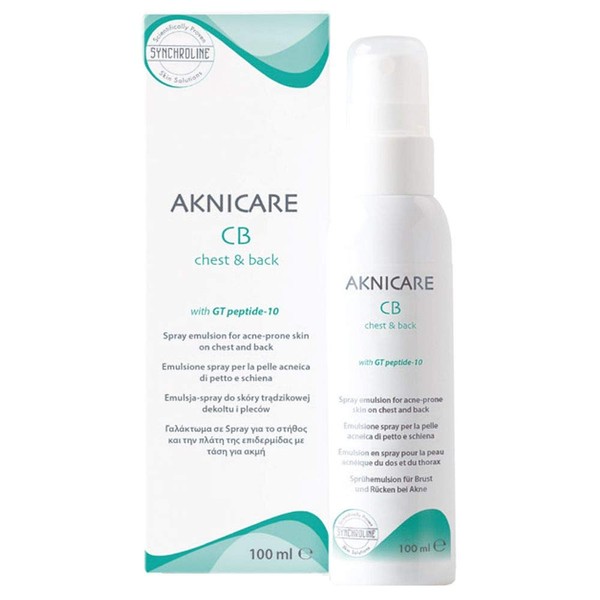 Synchroline Aknicare Chest and Back Acne-Prone Skin Spray Lotion 100ml Skin Capital