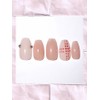 [Self-produced new product discount] Pink nude syrup gel unique nails