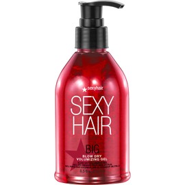 SexyHair Big Blow Dry Volumizing Gel, 250 ml | Gel voluminizador con fijación | Resistencia a la humedad hasta 72 h | Todo tipo de cabello