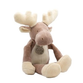 Cute Since 1999 Reindeer Cuddly Toy Baby from 0 Months - Organic Reindeer Toy for Boys & Girls - Things & Gift for Newborns - Long-Legged Reindeer Plush Toy Children - 26 x 10 cm