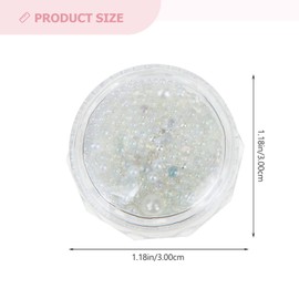 Baluue Ballet Shoes Manicure Pearl Nail Art Decor Pearl Beads for Crafts Mixed Style Diy Nail Art Accessories