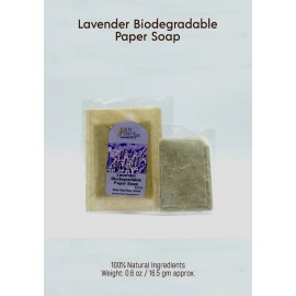 Lavender Biodegradable Paper Soap