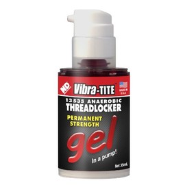 Vibra-TITE - 13535 135 Permanent Strength Gel Anaerobic Threadlocker, 35 ml Pump, Red
