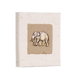 Elephant Dung Notebook | Handmade, Fair Trade & Eco Friendly Notebook | Sustainable Journal, Diary, Unlined Paper, Planner For Men and Women | Sketchbook, Travel Diary and Notebook Alternative (Small)