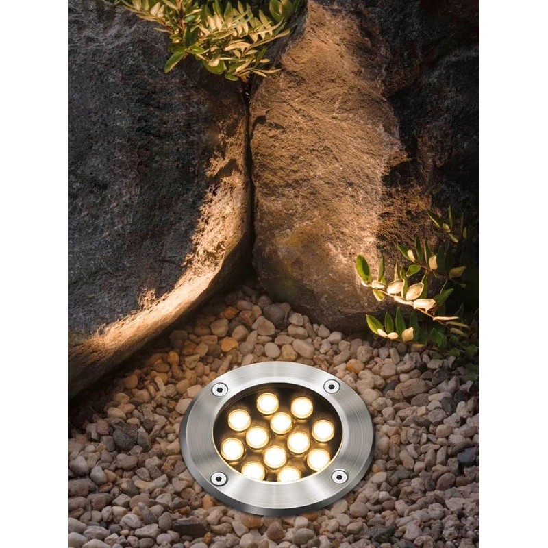 LUMINTURS 15W AC 120V LED Outdoor Exterior Buried Spot Light