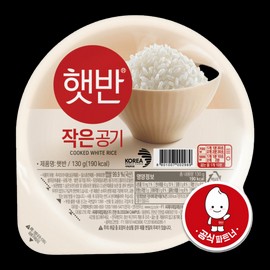 Hotpan Instant Rice 햇반 백미 작은공기 130g 36입 Hobeon Bai Mi Small Air 130g 36 Pieces