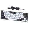 Membrane Gaming Keyboard 68 Keys RGB Backlit Ergonomic USB Interface