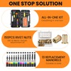FOREVTL Rivet Nut Tool Kit, 16-Inch Rivnut Tool Kit with