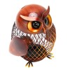 Owl Piggy Bank Owl Shaped Metal Coin Box Handwork Crafting