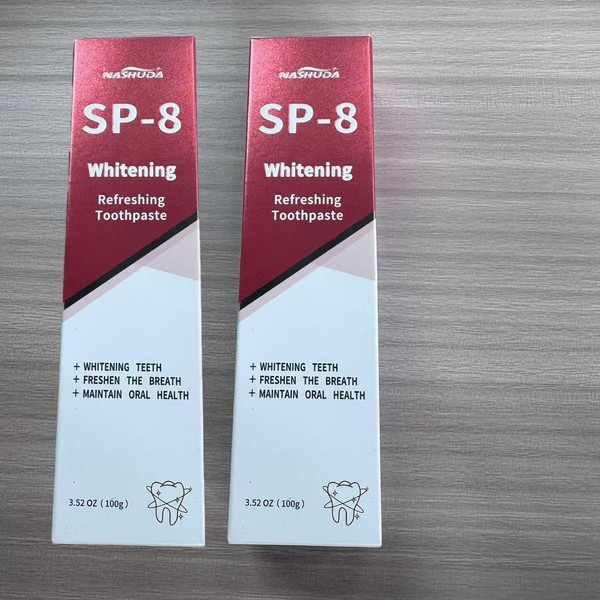 2 PCS SP-8 Probiotic Whitening Toothpaste- Fresh Mint Flavor