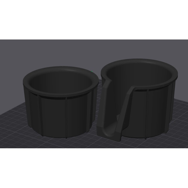 5th Gen 4Runner Non-Stick Cupholder Insert Set for 2014-2024 Years