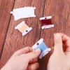 Opopark 120pcs Plastic Floss Bobbins Cross-Stitch Embroidery Thread Organiser Floss