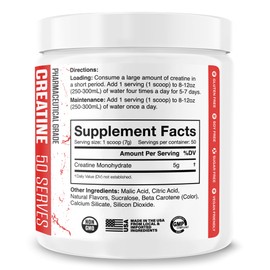 JNX SPORTS JNX SPORTS The Curse! Creatine Monohydrate Peach Mango 50 Servings | Pure Micronized Creatine 5g Per Serving | 350g - 12.3 Ounce