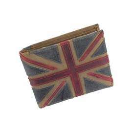 Mala Leather Union Jack Collection Leather Wallet RFID Blocking 197_29 Brown