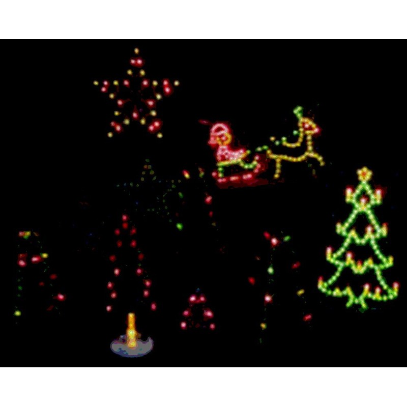 Velleman Mini Kits MK100 Weihnachtsbaum mit Blinkenden LED