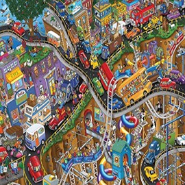 Schmidt Spiele Steve Skelton 59966 Everything in Motion Jigsaw Puzzle 1000 Piece