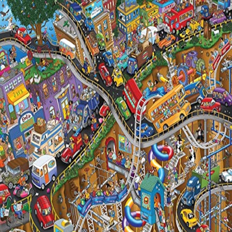 Schmidt Spiele Steve Skelton 59966 Everything in Motion Jigsaw Puzzle