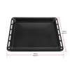 SPARES2GO Large Vitreous Enamel Oven Baking Tray Compatible with Flavel,