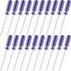 Lothee 20 Pack Mini Slotted Screwdriver 3.0mm Flat Head 5.12"