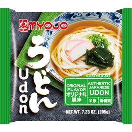 Myojo Udon Japanese Style Noodles with Soup Base, Oriental Flavor, 7.23-Ounce Bag (Pack of 15)